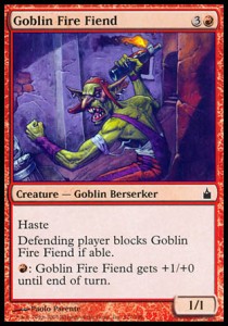 Goblin Fire Fiend - Ravnica: City of Guilds (Common) [RAV-127] - JotaCards - Tu Tienda de TCG