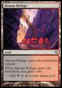 Akoum Refuge - Zendikar (Uncommon) [ZEN-210] - JotaCards - Tu Tienda de TCG