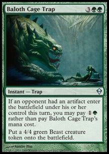 Baloth Cage Trap - Zendikar (Uncommon) [ZEN-156] - JotaCards - Tu Tienda de TCG