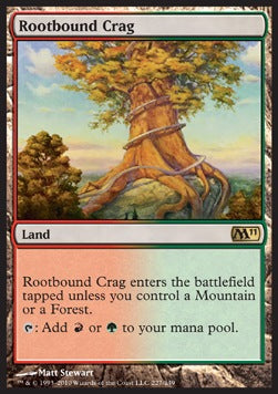 Rootbound Crag - Magic 2011 (Rare) [M11-227] - JotaCards - Tu Tienda de TCG
