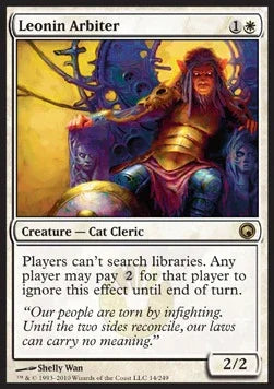 Leonin Arbiter - Scars of Mirrodin (Rare) [SOM-14] - JotaCards - Tu Tienda de TCG