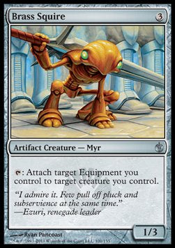 Brass Squire - Mirrodin Besieged (Uncommon) [MBS-101] - JotaCards - Tu Tienda de TCG