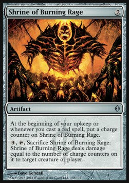 Shrine of Burning Rage - New Phyrexia (Uncommon) [NPH-153] - JotaCards - Tu Tienda de TCG