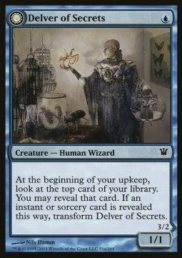 Delver of Secrets / Insectile Aberration - Innistrad (Common) [ISD-51] - JotaCards - Tu Tienda de TCG