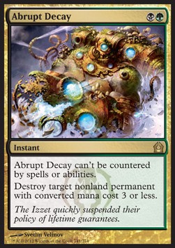 Abrupt Decay - Return to Ravnica (Rare) [RTR-141] - JotaCards - Tu Tienda de TCG