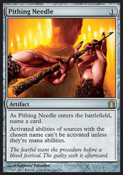 Pithing Needle - Return to Ravnica (Rare) [RTR-231] - JotaCards - Tu Tienda de TCG
