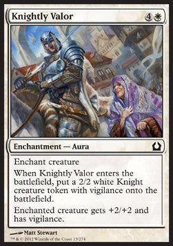 Knightly Valor - Return to Ravnica (Common) [RTR-13] - JotaCards - Tu Tienda de TCG