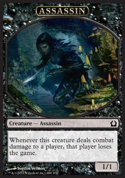 Assassin Token (Black 1/1) - Return to Ravnica (Token) [RTR-T4] - JotaCards - Tu Tienda de TCG