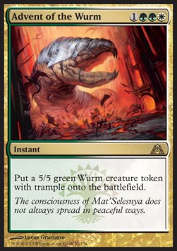 Advent of the Wurm - Dragon's Maze (Rare) [DGM-51] - JotaCards - Tu Tienda de TCG