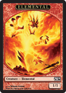 Elemental Token (Red 1/1) (V.2) - Magic 2014 (Token) [M14-T8] - JotaCards - Tu Tienda de TCG