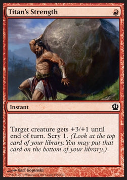 Titan's Strength - Theros (Common) [THS-145] - JotaCards - Tu Tienda de TCG