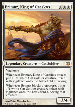 Brimaz, King of Oreskos - Born of the Gods (Mythic) [BNG-5] - JotaCards - Tu Tienda de TCG