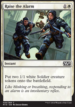 Raise the Alarm - Magic 2015 (Common) [M15-26] - JotaCards - Tu Tienda de TCG