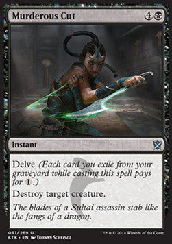 Murderous Cut - Khans of Tarkir (Uncommon) [KTK-81] - JotaCards - Tu Tienda de TCG
