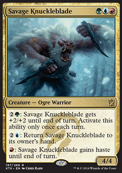 Savage Knuckleblade - Khans of Tarkir (Rare) [KTK-197] - JotaCards - Tu Tienda de TCG