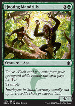 Hooting Mandrills - Khans of Tarkir (Common) [KTK-137] - JotaCards - Tu Tienda de TCG
