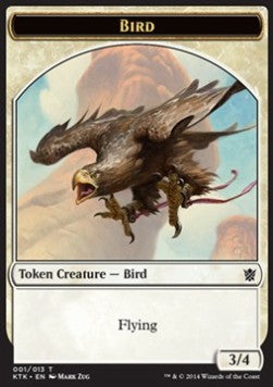 Bird Token (White 3/4) - Khans of Tarkir (Token) [KTK-T1] - JotaCards - Tu Tienda de TCG