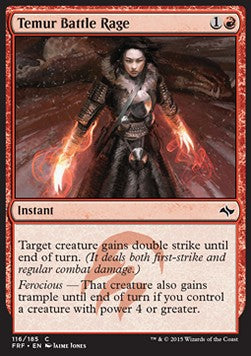 Temur Battle Rage - Fate Reforged (Common) [FRF-116] - JotaCards - Tu Tienda de TCG