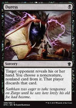Duress - Dragons of Tarkir (Common) [DTK-98] - JotaCards - Tu Tienda de TCG