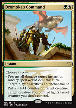 Dromoka's Command - Dragons of Tarkir (Rare) [DTK-221] - JotaCards - Tu Tienda de TCG