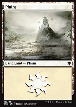 Plains (V.3) - Dragons of Tarkir (Land) [DTK-252] - JotaCards - Tu Tienda de TCG