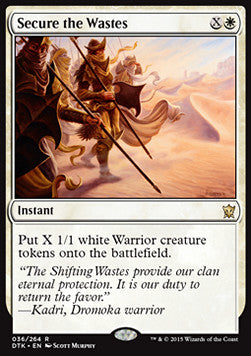 Secure the Wastes - Dragons of Tarkir (Rare) [DTK-36] - JotaCards - Tu Tienda de TCG