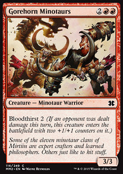 Gorehorn Minotaurs - Modern Masters 2015 (Common) [MM2-116] - JotaCards - Tu Tienda de TCG