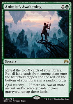 Animist's Awakening - Magic Origins (Rare) [ORI-169] - JotaCards - Tu Tienda de TCG