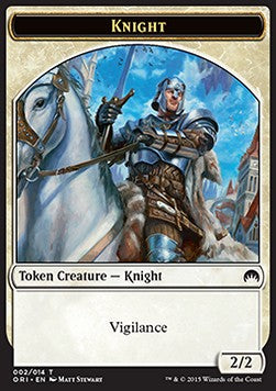 Knight Token (White 2/2 Vigilance) - Magic Origins (Token) [ORI-T02] - JotaCards - Tu Tienda de TCG