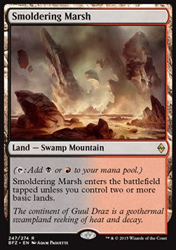 Smoldering Marsh - Battle for Zendikar (Rare) [BFZ-247] - JotaCards - Tu Tienda de TCG