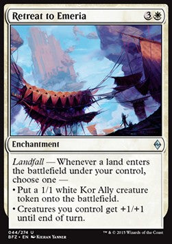 Retreat to Emeria - Battle for Zendikar (Uncommon) [BFZ-44] - JotaCards - Tu Tienda de TCG