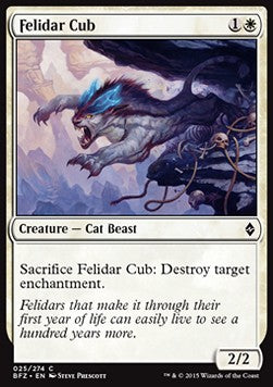 Felidar Cub - Battle for Zendikar (Common) [BFZ-25] - JotaCards - Tu Tienda de TCG
