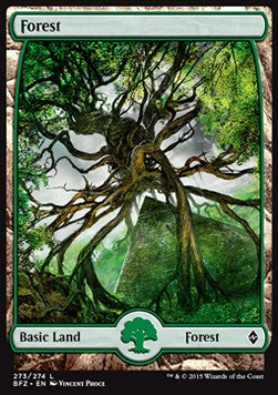 Forest (V.7) - Battle for Zendikar (Land) [BFZ-273] - JotaCards - Tu Tienda de TCG