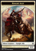 Knight Ally Token (White 2/2) - Battle for Zendikar (Token) [BFZ-T5] - JotaCards - Tu Tienda de TCG