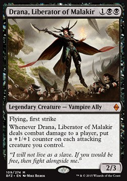 Drana, Liberator of Malakir - Battle for Zendikar (Mythic) [BFZ-109] - JotaCards - Tu Tienda de TCG