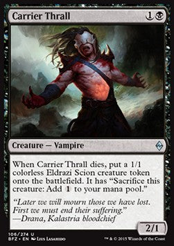 Carrier Thrall - Battle for Zendikar (Uncommon) [BFZ-106] - JotaCards - Tu Tienda de TCG