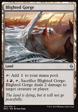 Blighted Gorge - Battle for Zendikar (Uncommon) [BFZ-231] - JotaCards - Tu Tienda de TCG