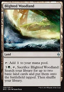 Blighted Woodland - Battle for Zendikar (Uncommon) [BFZ-233] - JotaCards - Tu Tienda de TCG
