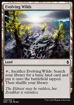 Evolving Wilds - Battle for Zendikar (Common) [BFZ-236] - JotaCards - Tu Tienda de TCG