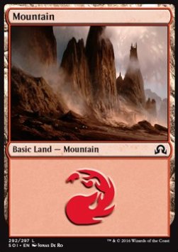 Mountain (V.1) - Shadows over Innistrad (Land) [SOI-292] - JotaCards - Tu Tienda de TCG