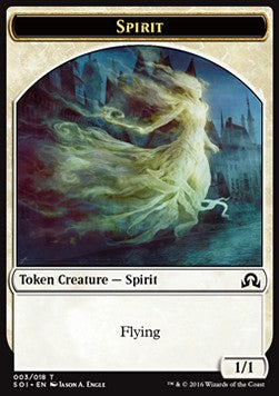 Spirit Token (White 1/1) - Shadows over Innistrad (Token) [SOI-T3] - JotaCards - Tu Tienda de TCG