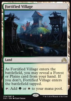 Fortified Village - Shadows over Innistrad (Rare) [SOI-274] - JotaCards - Tu Tienda de TCG