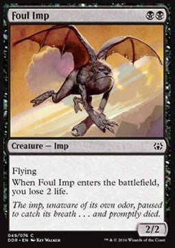Foul Imp - Duel Decks: Nissa vs. Ob Nixilis (Common) [DDR-49]
