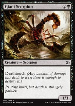 Giant Scorpion - Duel Decks: Nissa vs. Ob Nixilis (Common) [DDR-50]