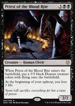 Priest of the Blood Rite - Duel Decks: Nissa vs. Ob Nixilis (Rare) [DDR-57]