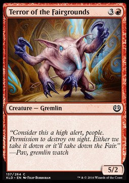 Terror of the Fairgrounds - Kaladesh (Common) [KLD-137] - JotaCards - Tu Tienda de TCG