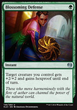 Blossoming Defense - Kaladesh (Uncommon) [KLD-146] - JotaCards - Tu Tienda de TCG
