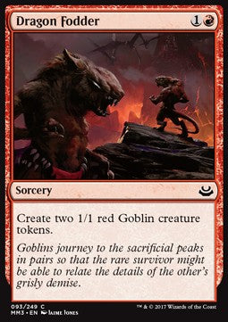 Dragon Fodder - Modern Masters 2017 (Common) [MM3-93] - JotaCards - Tu Tienda de TCG