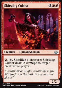 Skirsdag Cultist - Modern Masters 2017 (Uncommon) [MM3-112] - JotaCards - Tu Tienda de TCG