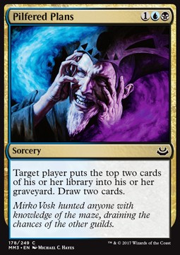 Pilfered Plans - Modern Masters 2017 (Common) [MM3-178] - JotaCards - Tu Tienda de TCG